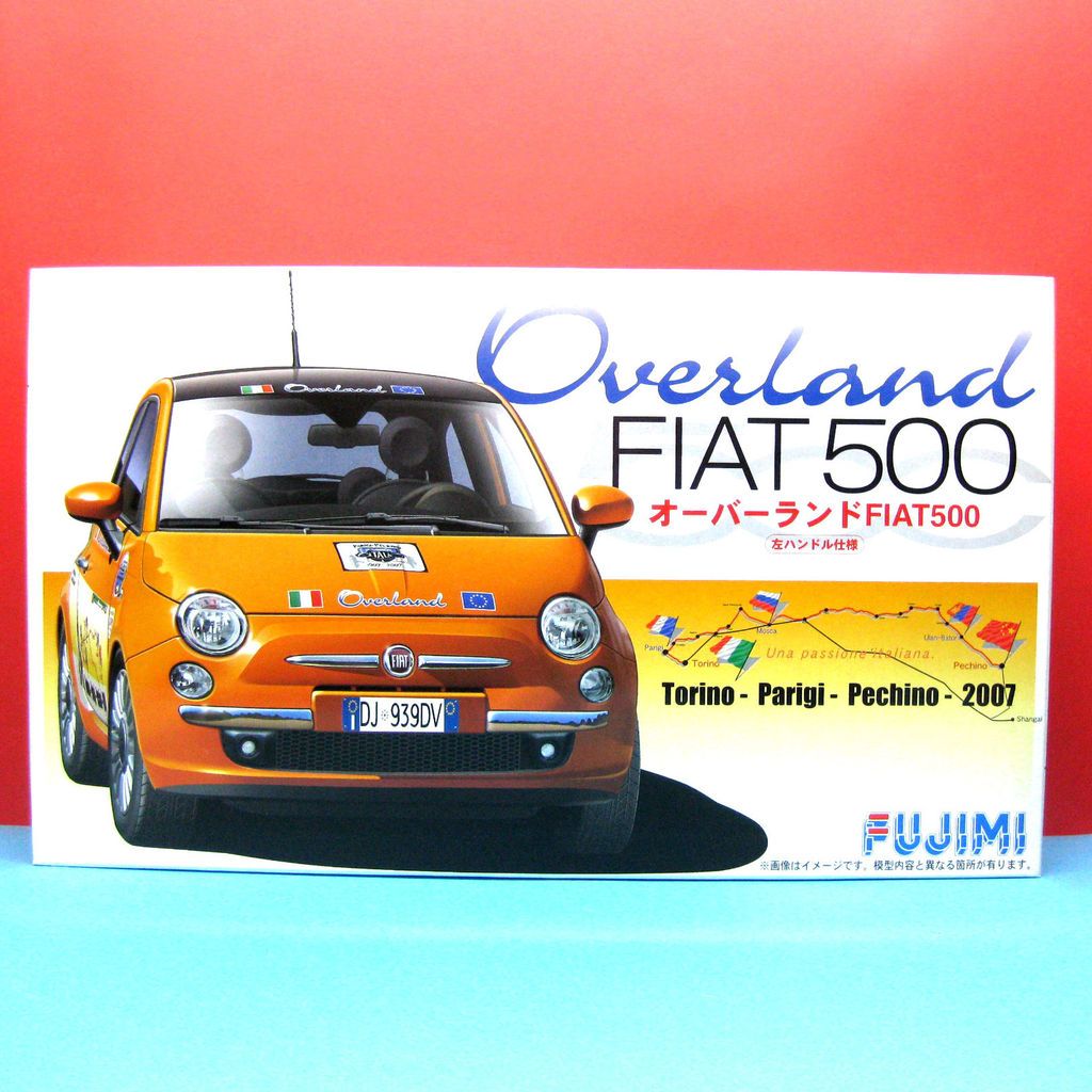 fujimi 1 24 fiat 500 overland model kit 123769  34 76 buy 