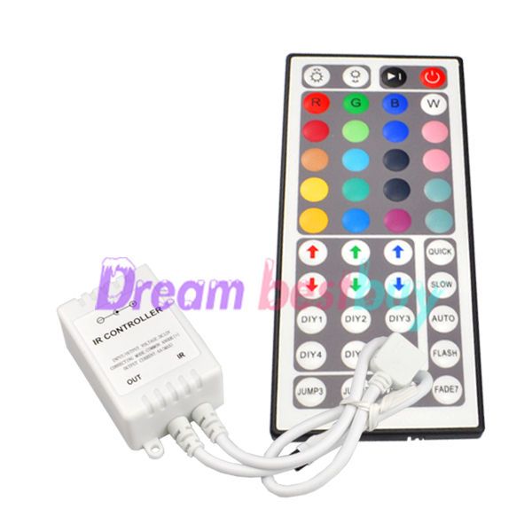 44 Key IR Remote Control Controller For 12V RGB LED Light Strip