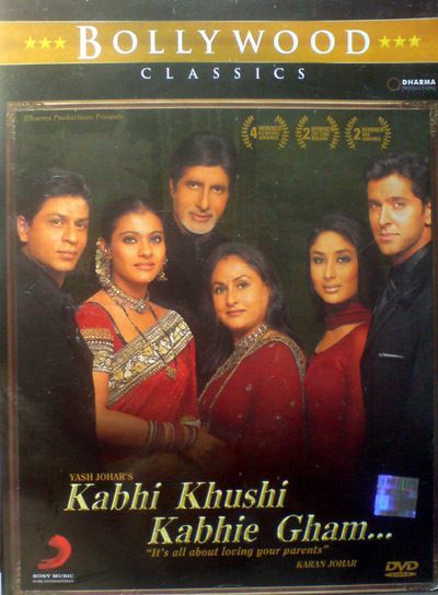   Khushi Kabhie Gham Original DVD Shahrukh Kajol Hrithik Amitabh