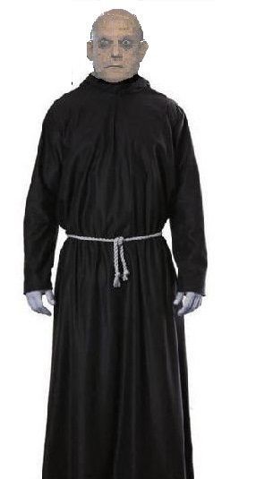 Creepy Uncle Fester Adams Family Costume Fancy Dress Halloween