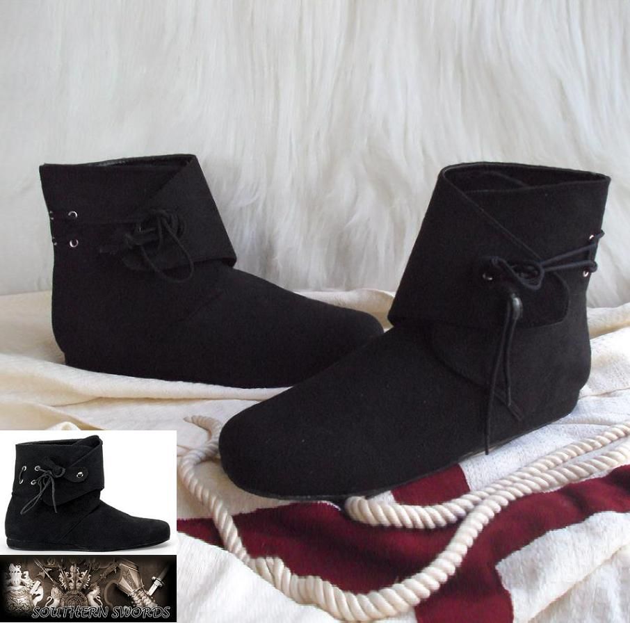 Viking   Medieval   Renaissance Ankle Boots. Perfect For Costume Stage 