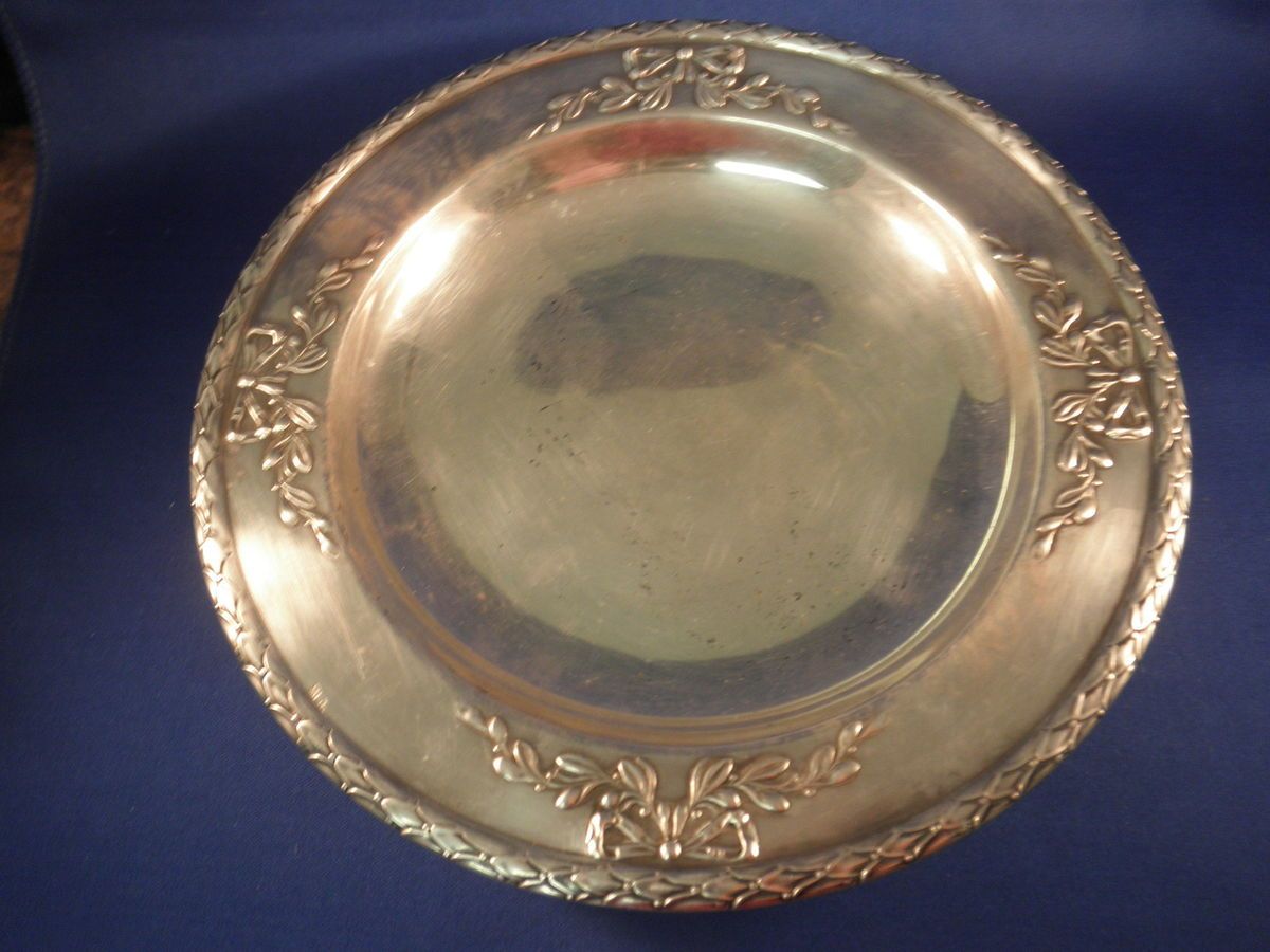 Antique Silver European Bowl 835 to 900 Markings Described Photos 10 