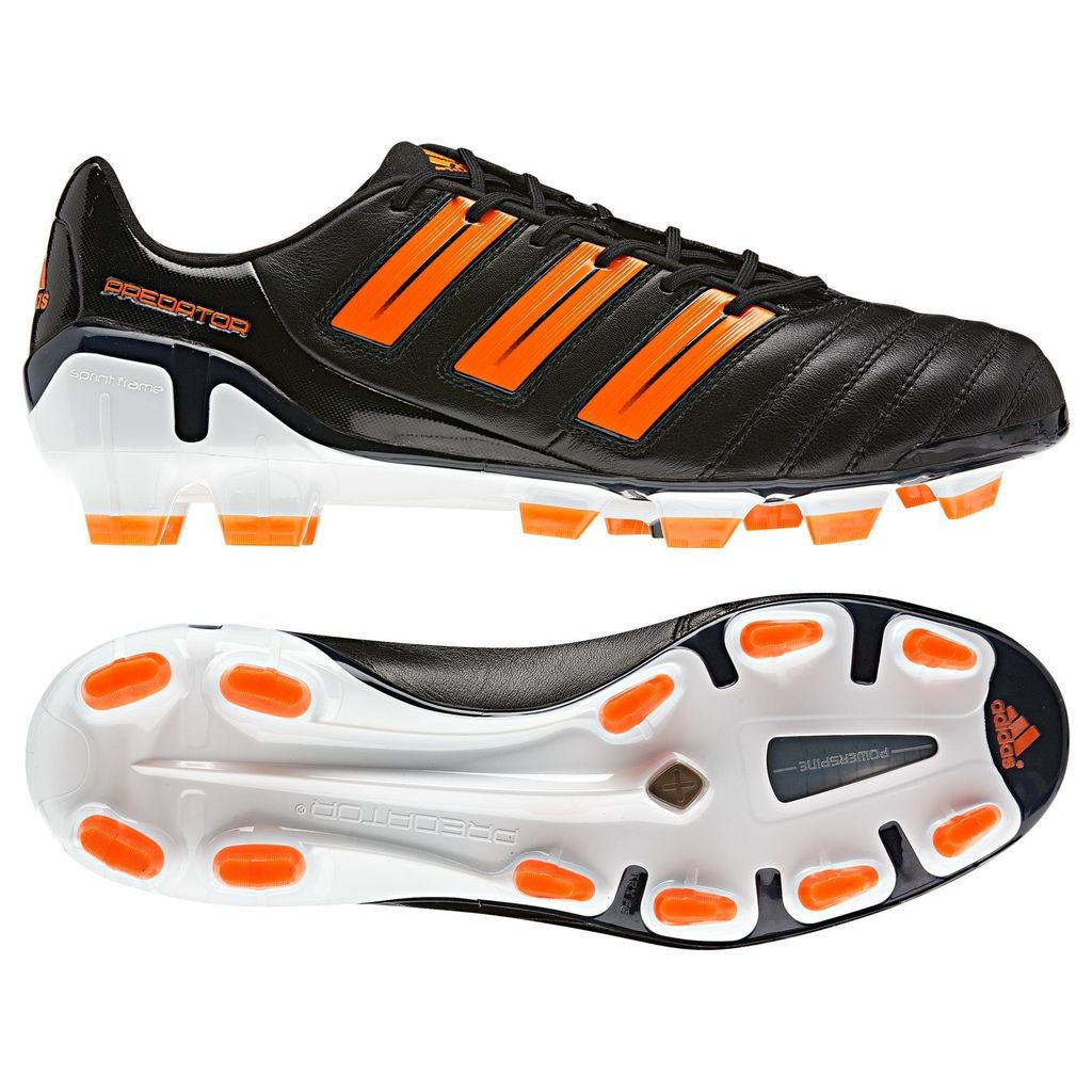 Adidas Adipower Predator TRX FG Black/Warning/White Mens Soccer 