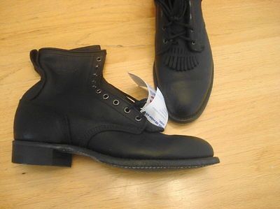 12 ee new mens double tuff packer boots black