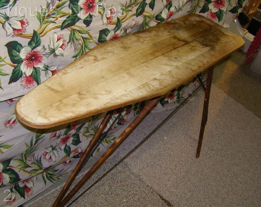 Wonderful Antique Wooden Ironing Board Trenton NJ