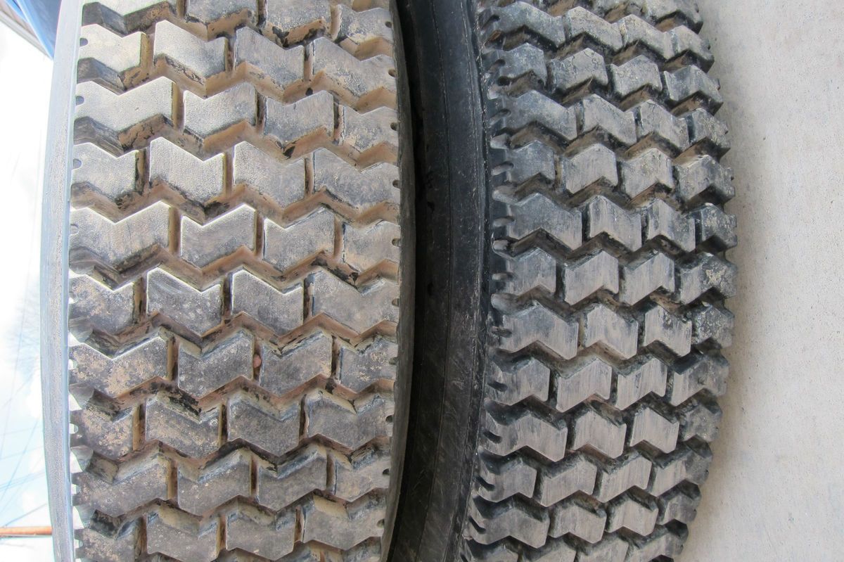 Pair of 9 00R20 Goodyear G159 Tires Excellent Condition