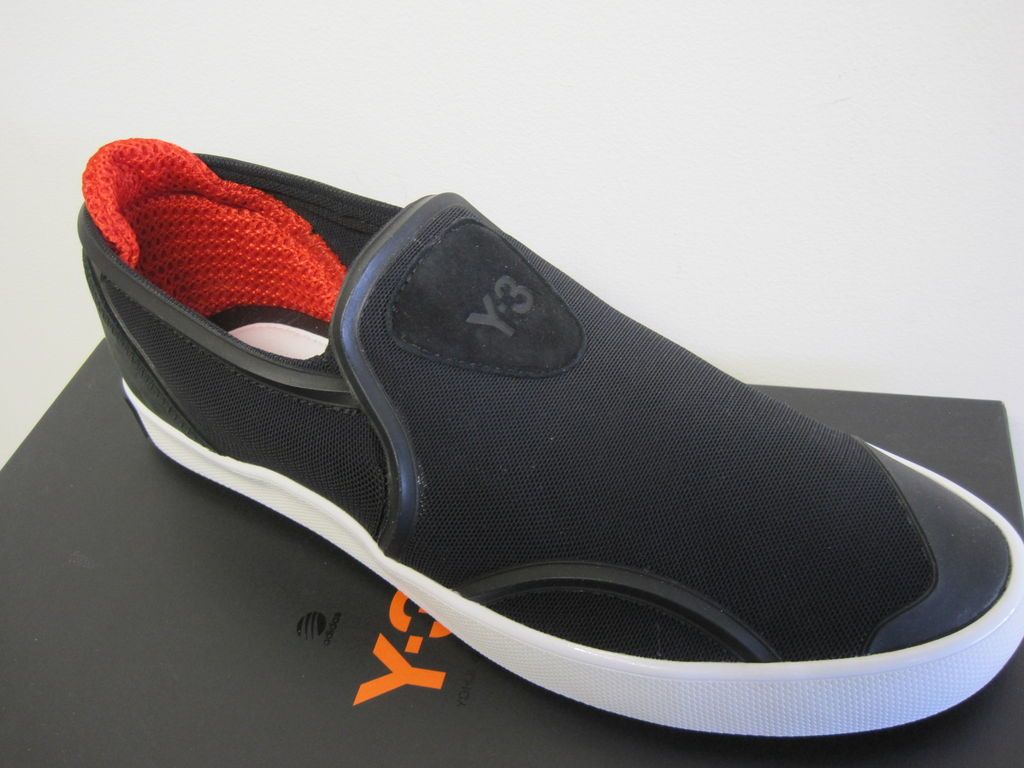 new rare y 3 mens slip on black trainers more