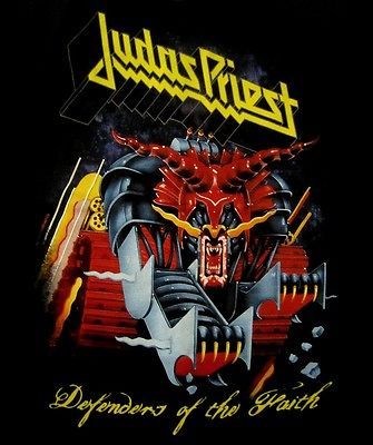   PRIEST cd cvr DEFENDERS OF THE FAITH Metallian Official SHIRT MED new