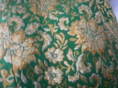   Metallic Brocade Fabric 60s Mad Men Xmas Party Dress An Arkay