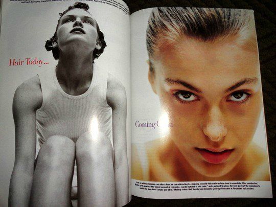 Allure 3 1996 Aurelie Claudel Eva Herzigova Emma Balfour Niki Taylor 