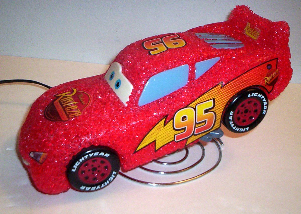 Disney Pixar Cars 95 Rust eze Baby Child Nursery Nightstand Lamp