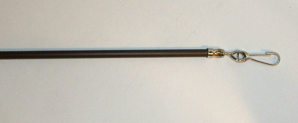 29 Heavy Duty Steel Drapery Baton Wand Chocolate Brown