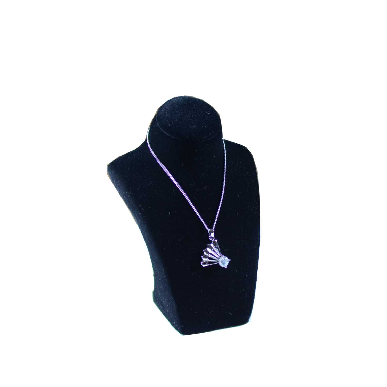 Badminton Shuttlecock Pendant Necklace CZ Platinum Plated Jewellery 