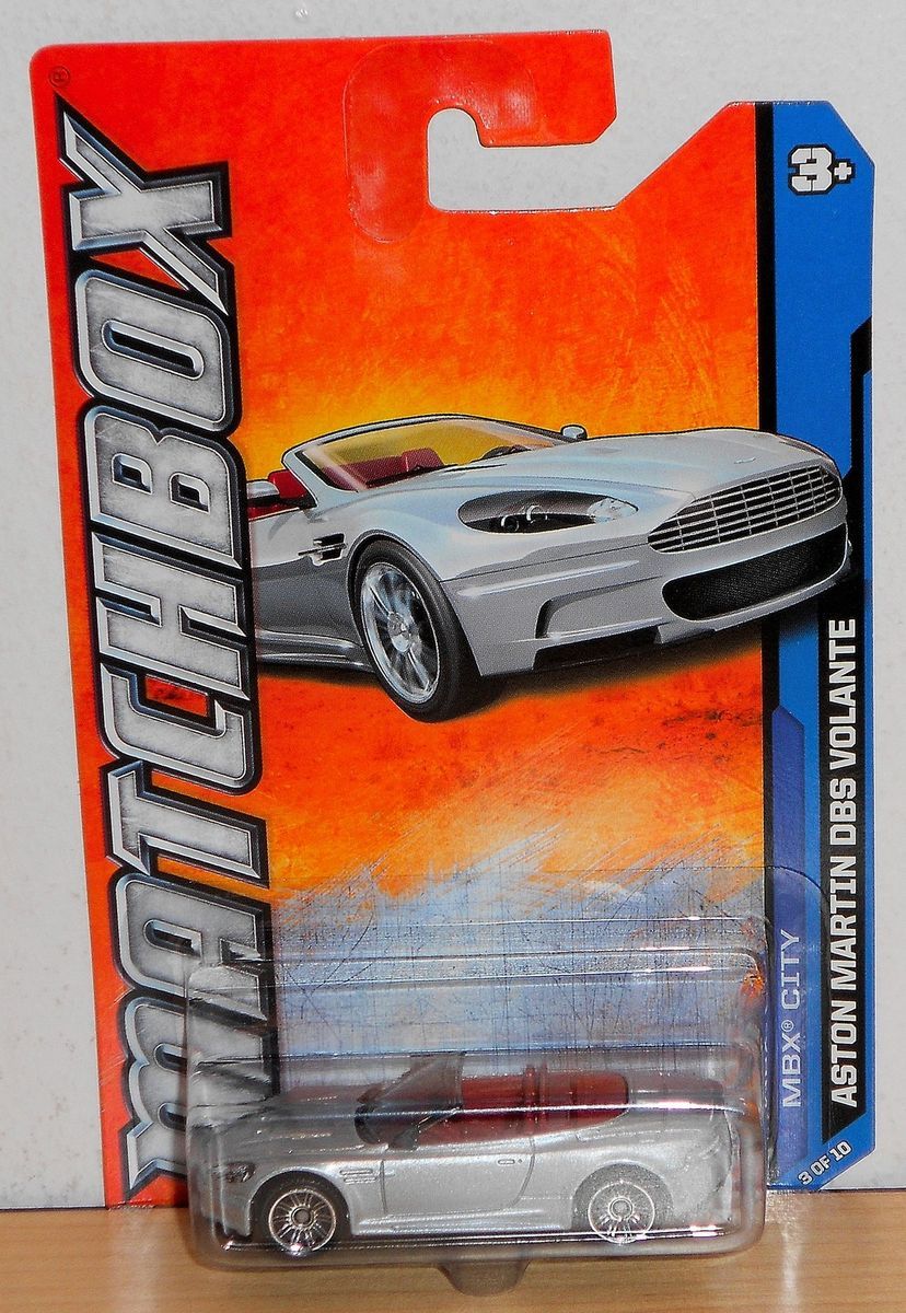 2012 Matchbox 23 Aston Martin DBS Volante Silver