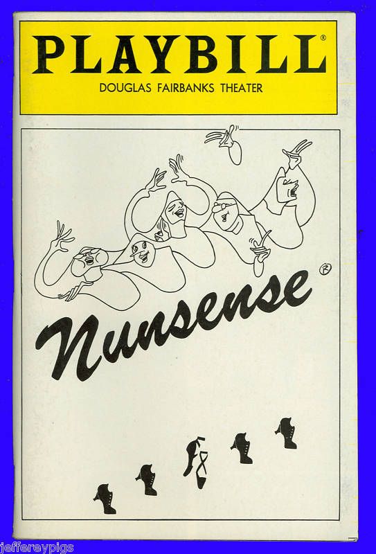 Playbill Nunsense w Helen Baldassare Sarah Knapp