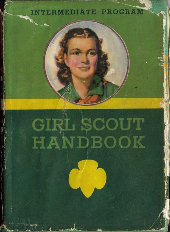   Girl Scout Handbook w Jacket Juliette Low Baden Powell Message