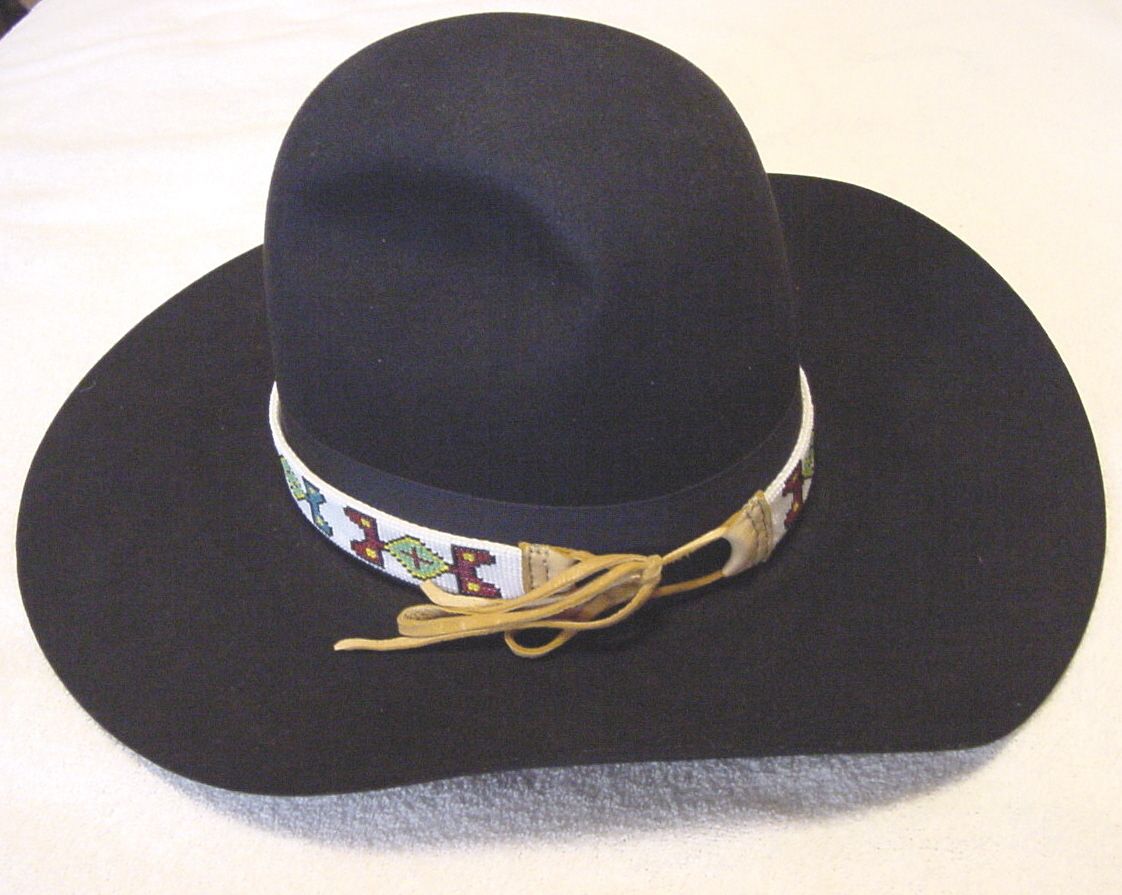 BLACK BAILEY 6X BEAVER COWBOY WESTERN HAT USA MENS SIZE 7 1 8 57