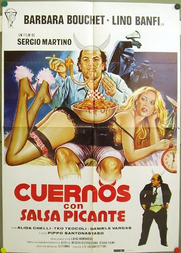 DO41 Sergio Martino Barbara Bouchet Sexy 1sh Poster Spa