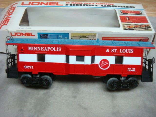 Lionel O Gauge 9271 Minn St Louis Bay Window Caboose Mint OB SSS 4192 