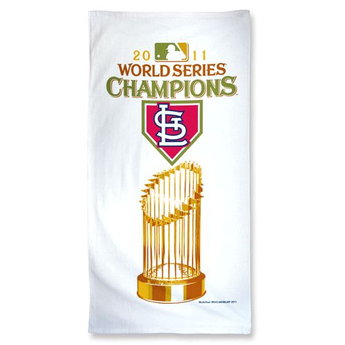   Cardinals 2011 World Series Champions Cotton Beach Towel New