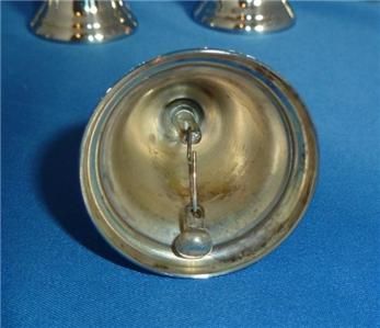 Vintage Reed & Barton R & B Nativity Bells Silverplate Full Set of 10 