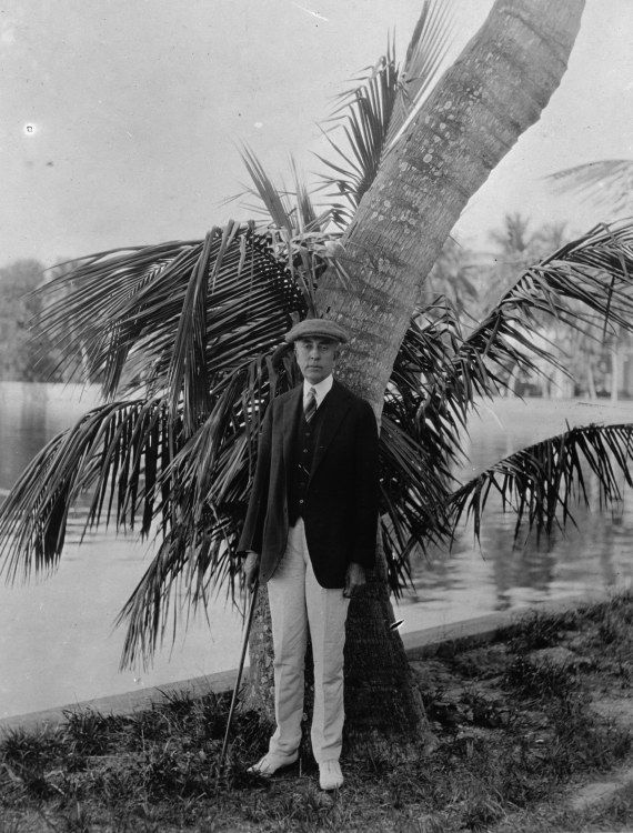 1924 photo C. Bascom Slemp at Miami, 1/7/24 Vintage Black & White 