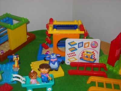 dora figures benny issa swiper chocolate tree mega bloks playground 