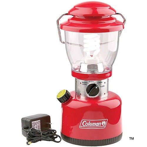 COLEMAN RETRO RECHARGEABLE BATTERY POWERED LANTERN (FAMILY SIZE)