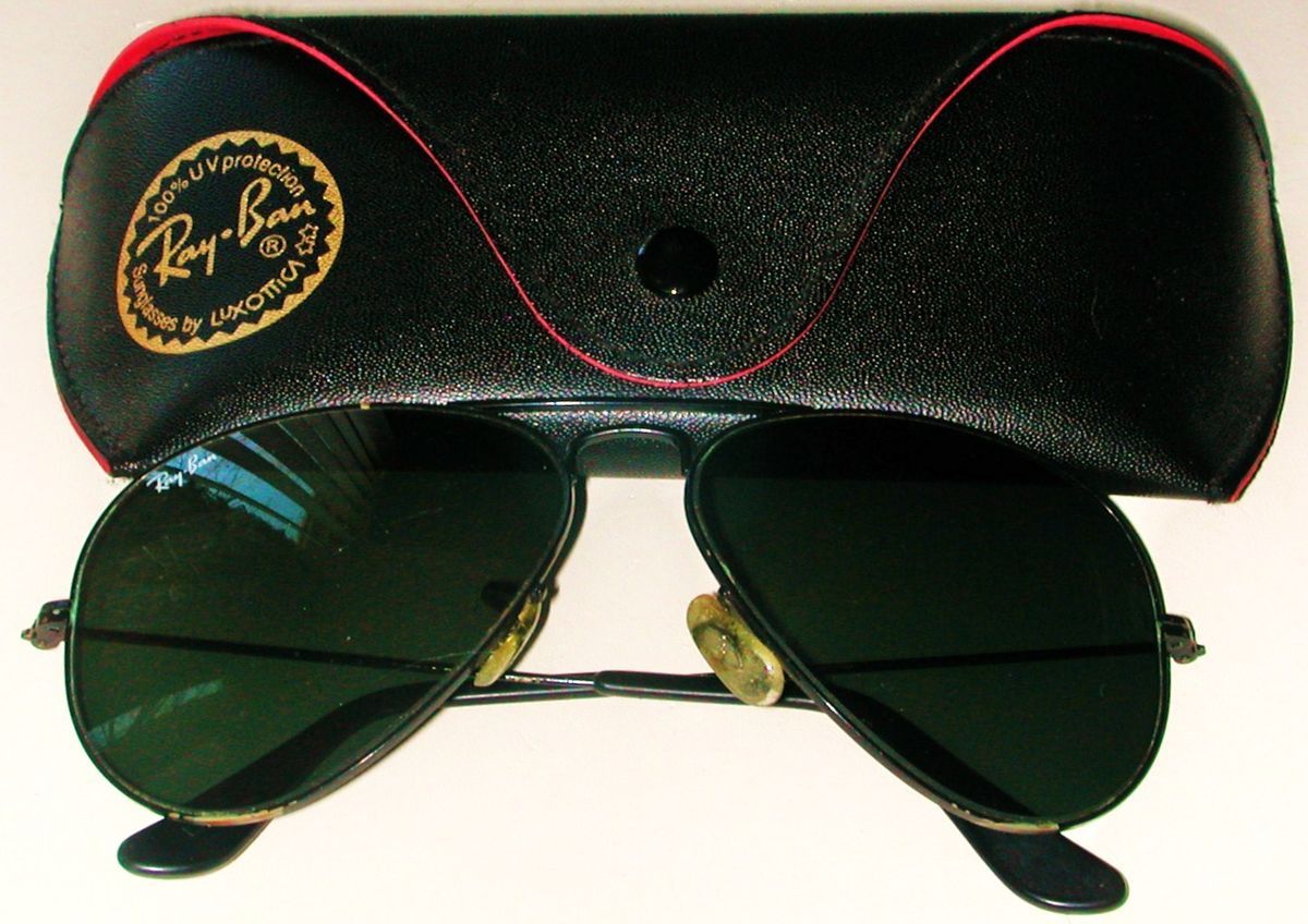 RAY BAN BAUSCH&LOMB VINTAGE AVIATOR SUNGLASSES MODEL 58 14 