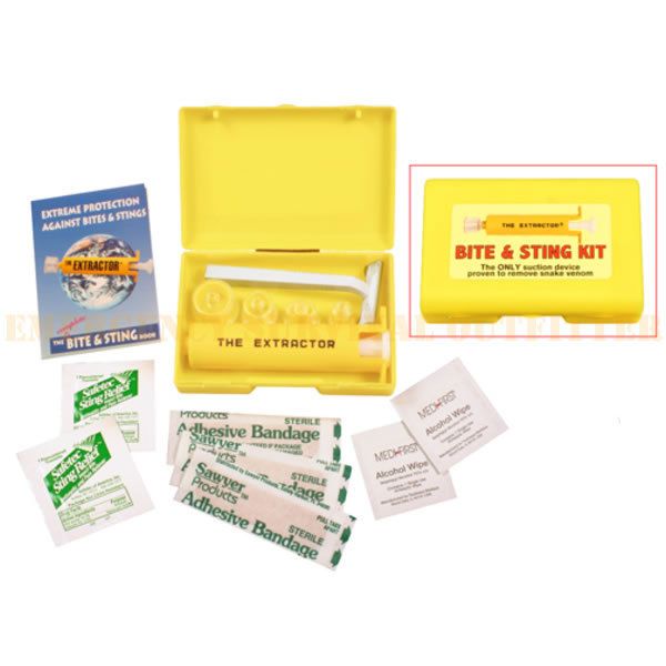 Snake Wasp Bee Bite Sting Extractor Venom Vaccuum Syringe First Aid 