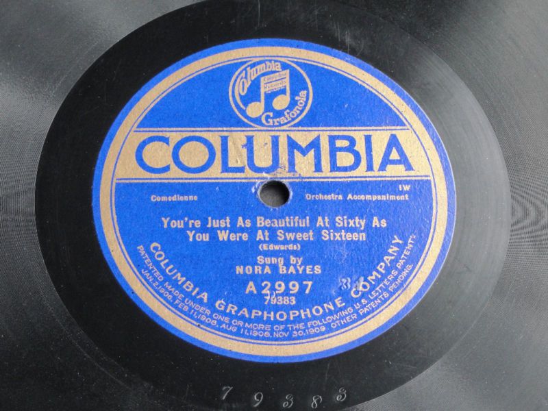 Nora Bayes Japanese Sandman COLUMBIA10 78 RPM Record