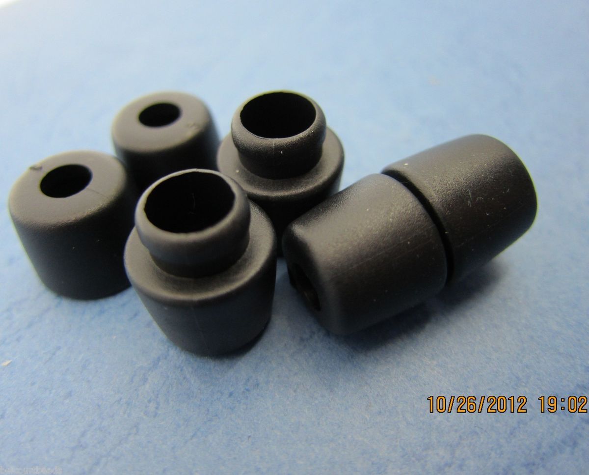 500 Sets Black Plastic Breakaway Barrel Clasps Nursing