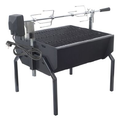 BBQ Spit Roaster Small 240V 10kg 485940 Electric Spit Roast Rotisserie 