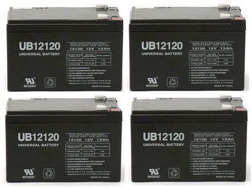 UPG 4 Pack Universal UB12120 D5775 F2 12V 12AH Battery