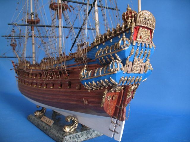 wasa limited 32 tall model ship wooden ship new