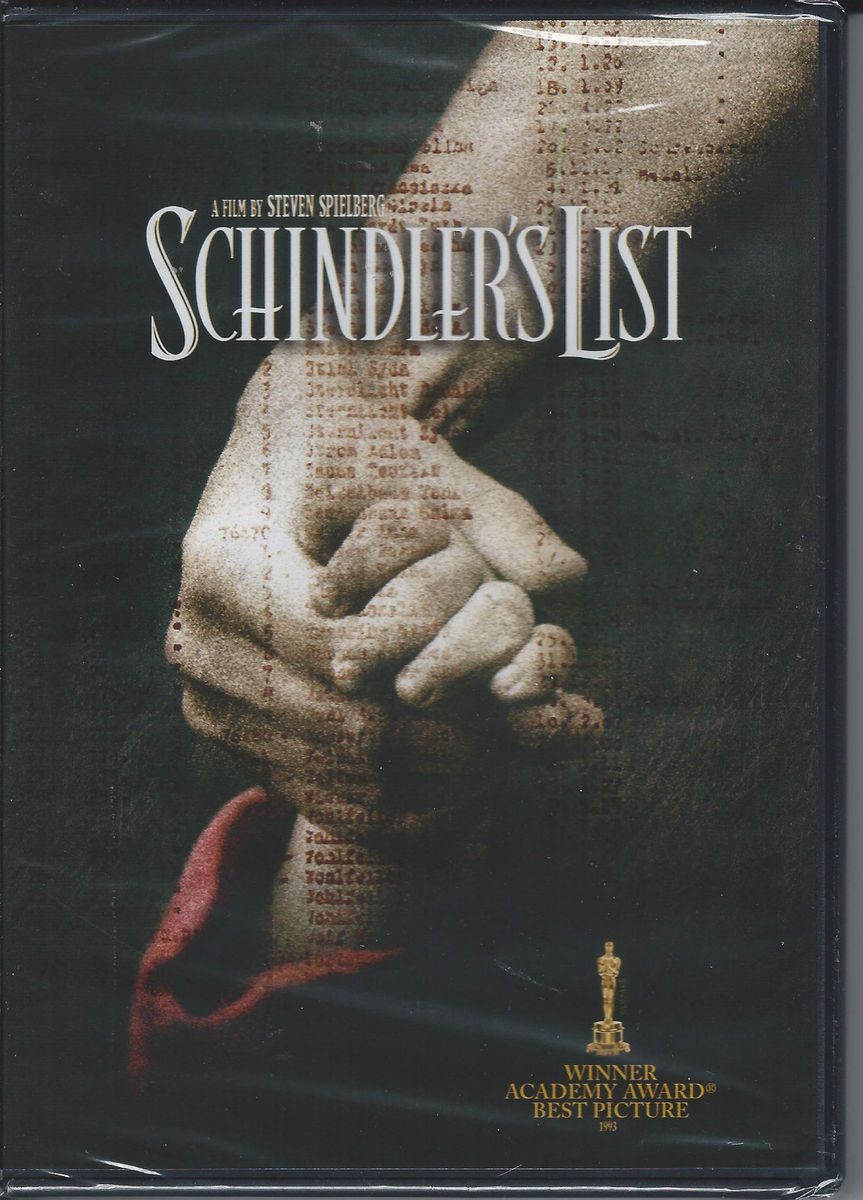 Schindlers List DVD Liam Neeson Ben Kingsley Ralph Fiennes NEW