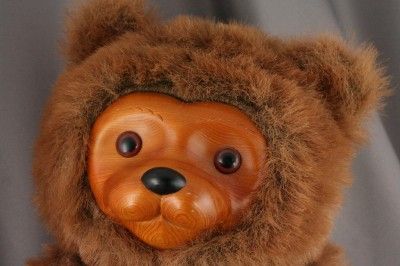 Robert Raikes Bears Le Large Plush Wood Face Applause