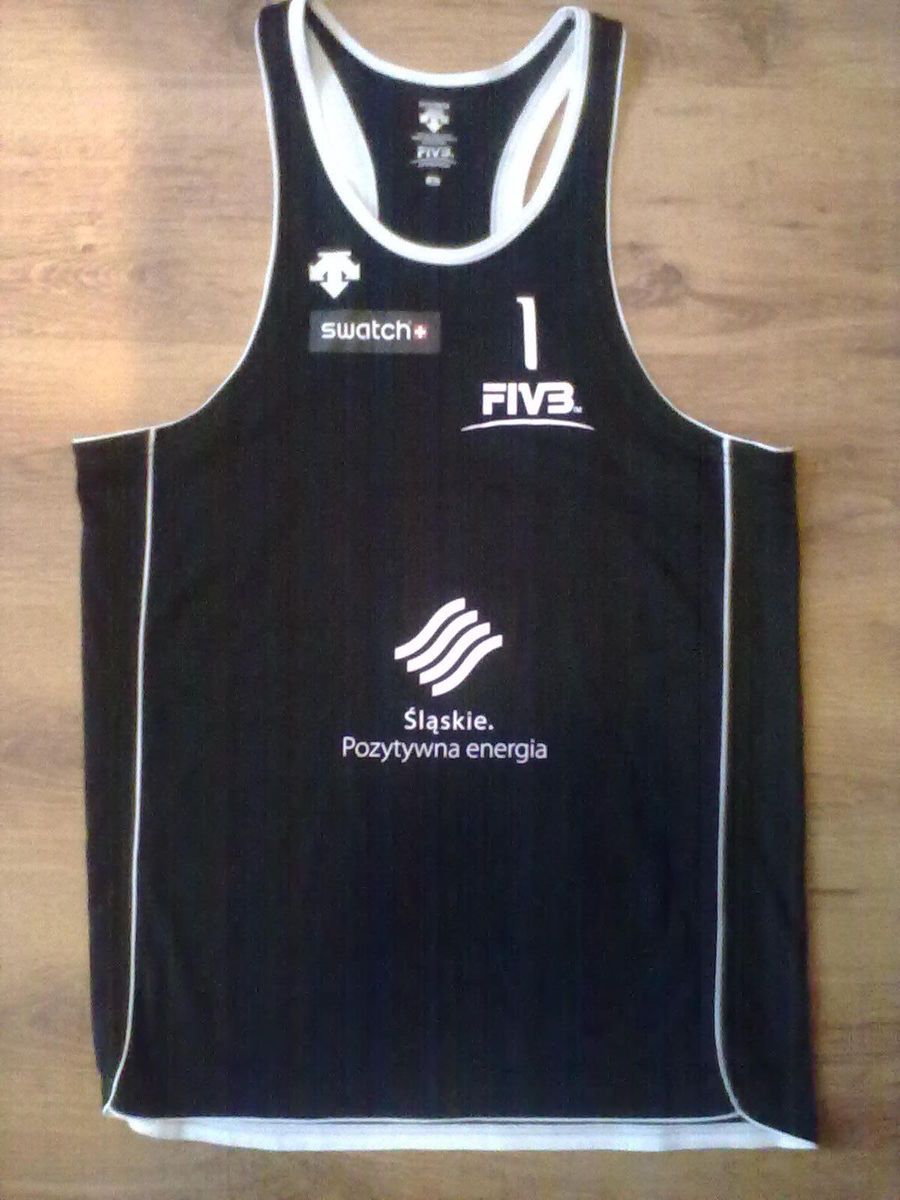 Beach Volleyball FIVB DESCENTE SWATCH WORLD TOUR 2012 PLAYER SHIRT 