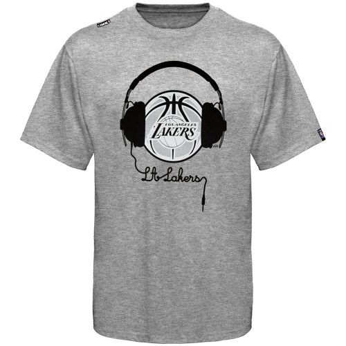 click an image to enlarge los angeles lakers beatz t shirt ash 