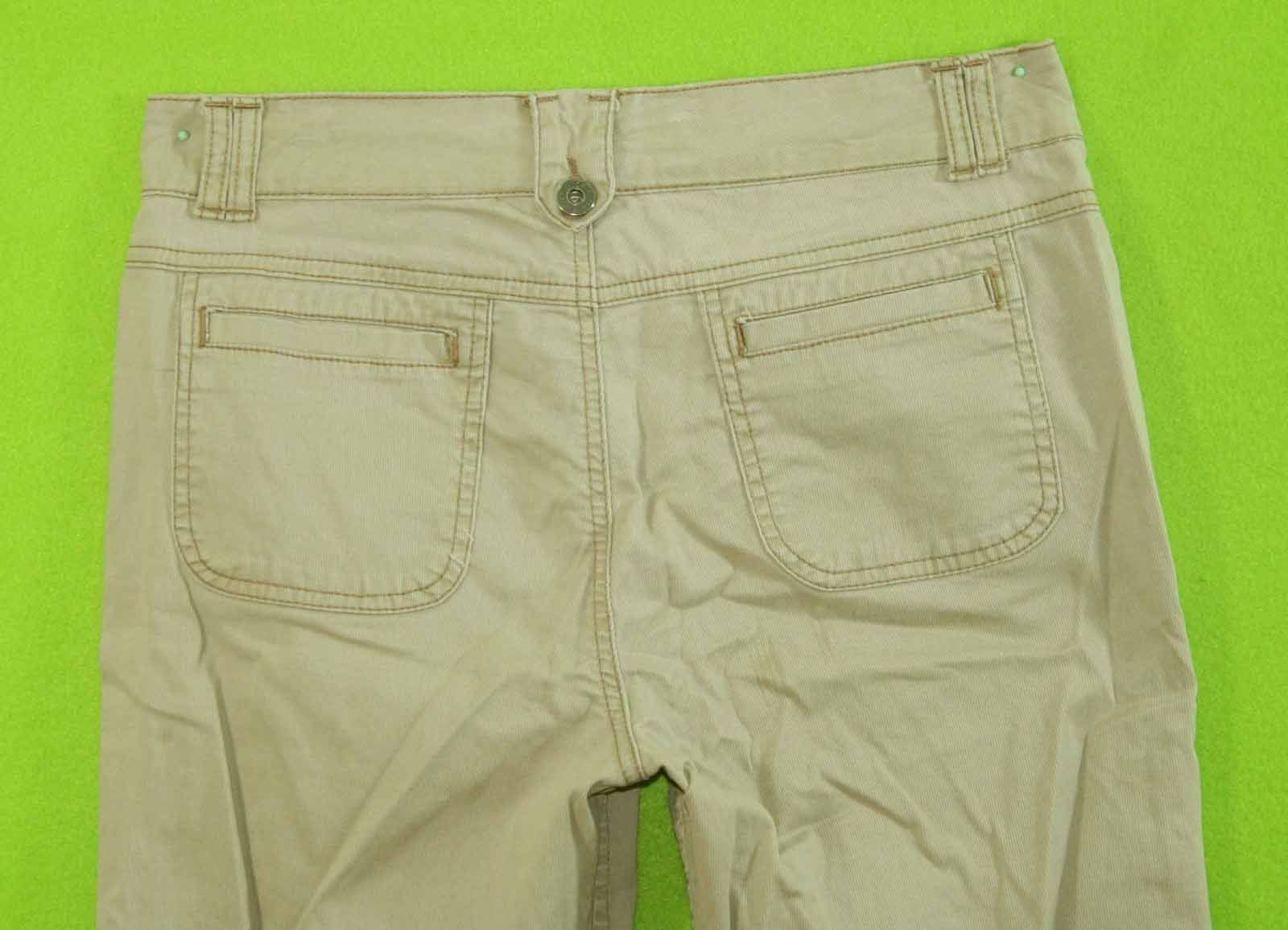   Vanderbilt Sz 8P Petite Womens Beige Bermuda Long Shorts 5H8