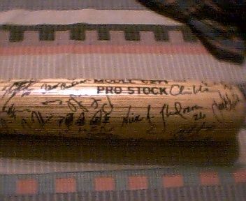 2000 San Bernardino Stampede San Antoino Missions signed bat