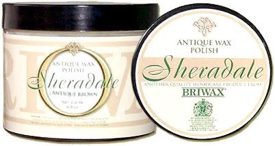 Brown Briwax Sheradale Wax Antique Wax Polish 250ml Jar