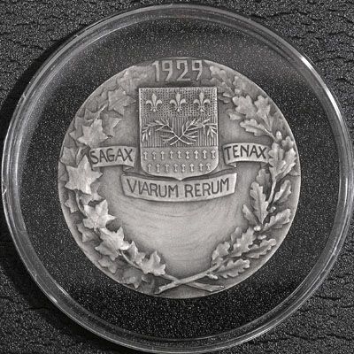 1929 Lt Governor Quebec Carroll Silver Bronze Medal