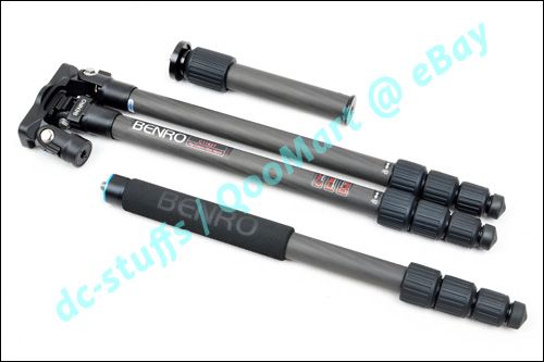 Benro C2182T Carbon Flat Tripod Leg Tripod Monopod 2in1