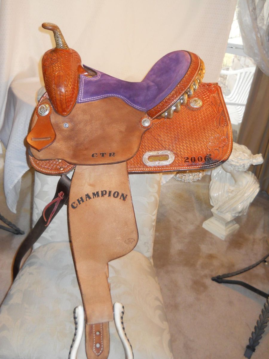 Youth 14in Barrel Saddle 4T Saddle Co Ben Wheeler Tx Never used