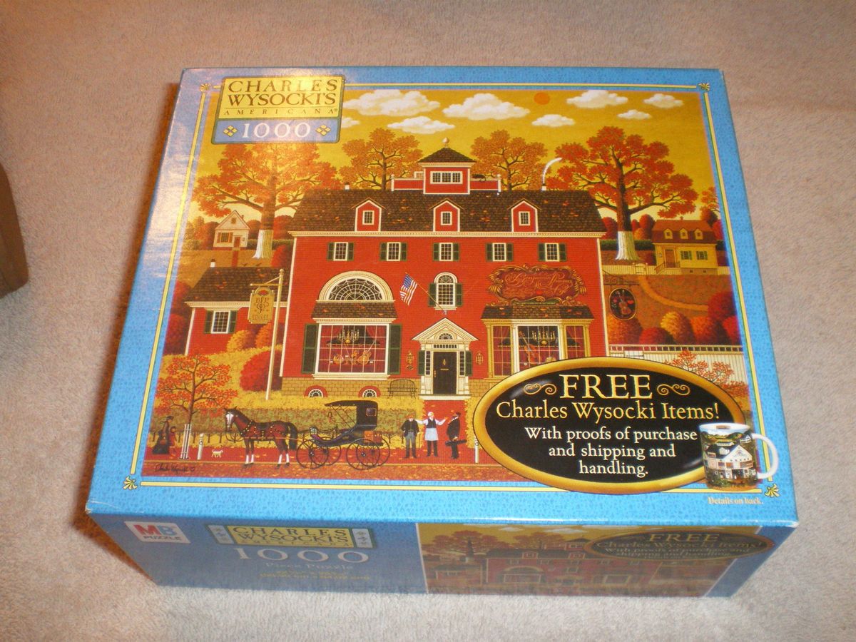 Charles Wysocki Puzzle Benjamins Musical Tools 2004 1000 Pieces 