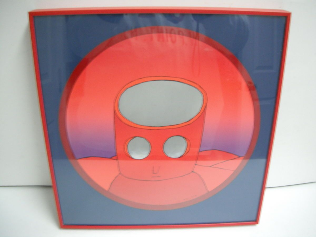 Original Jean Michel Folon Mirror Man Serigraph 1975