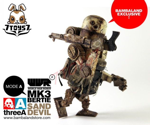 3A ThreeA 1 12 WWRp MK3 Bertie Sanddevil Mode A Ashley Wood 3A070Z 