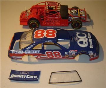   Slot Car Body 1/24 1/25 Correct QUALITY CARE FORD T BIRD Nascar