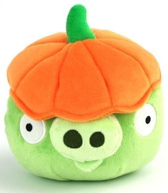 Angry Birds   5 Inch   Plush   PUMPKIN pig   HALLOWEEN   new